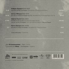 Philippe Gaubert, Darius Milhaud, Gabriel Fauré, Pierre Sancan, Jan Krzeszowiec - Flöte, Tymoteusz Bies - Klavier.