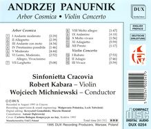 Andrzej Panufnik (1914-1991): Arbor Cosmica, CD