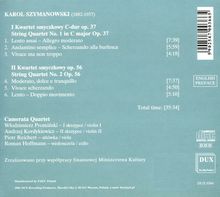 Karol Szymanowski (1882-1937): Streichquartette Nr.1 &amp; 2, CD