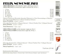 Felix Nowowiejski (1877-1946): Missa Pro Pace op.49 Nr.3 für gemischten Chor, Orgel &amp; Orchester, CD
