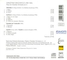 Grazyna Bacewicz (1909-1969): Musik für Kammerorchester Vol.2, CD