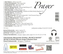 Musica Sacra Warsaw-Praga Cathedral Choir - Prayer, CD