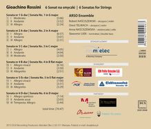 Gioacchino Rossini (1792-1868): Streichersonaten Nr.1-6, CD