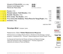 Witold Lutoslawski (1913-1994): Klavierwerke, CD