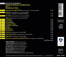 Krzysztof Penderecki (1933-2020): Kammermusik Vol.2, CD