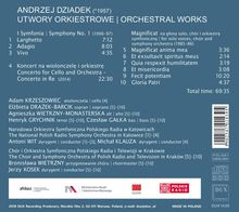 Andrzej Dziadek (geb. 1957): Orchesterwerke, CD