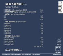 Kaija Saariaho (1952-2023): Kammermusik für Cello, CD