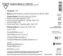 Henryk Mikolaj Gorecki (1933-2010): Beatus Vir op.38, CD