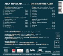 Jean Francaix (1912-1997): Kammermusik für Oboe, CD