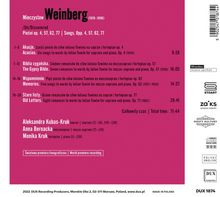 Mieczyslaw Weinberg (1919-1996): Lieder opp.4,57,62,77, CD