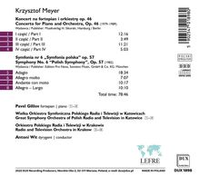 Krzysztof Meyer (geb. 1943): Symphonie Nr. 6 op. 57 "Polish Symphony", CD
