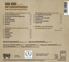 Karol Mikuli (1821-1897): Lieder &amp; Kantaten "Metamorphoses", CD