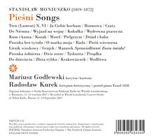 Stanislaw Moniuszko (1819-1872): Lieder (Piesni / Songs) Vol.1, CD
