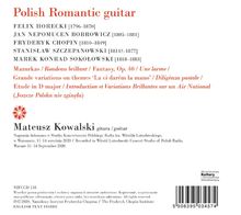 Mateusz Kowalski - Polish Romantic Guitar, CD