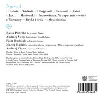 Kasia Pietrzko: Norwid, CD