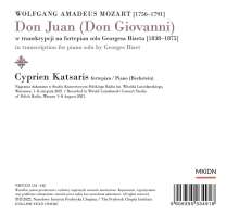 Wolfgang Amadeus Mozart (1756-1791): Don Giovanni für Klavier (Transkription von Georges Bizet), 2 CDs