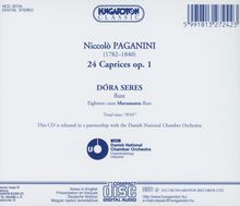Niccolo Paganini (1782-1840): Capricen op.1 Nr.1-24 für Flöte solo, CD