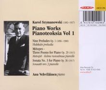 Karol Szymanowski (1882-1937): Klavierwerke Vol.1, CD
