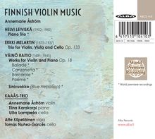 Annemarie Aström - Finnish Violin Music, CD
