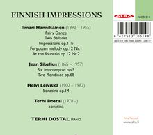 Terhi Dostal - Finnish Impressions, CD