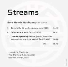 Pehr Henrik Nordgren (1944-2008): Streams op.80 für Kammerorchester, CD