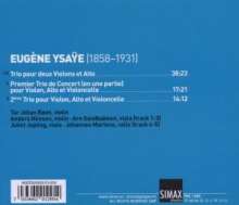 Eugene Ysaye (1858-1931): Streichtrio für 2 Violinen &amp; Viola, CD