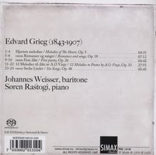 Edvard Grieg (1843-1907): Lieder, Super Audio CD