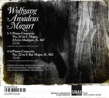 Wolfgang Amadeus Mozart (1756-1791): Klavierkonzerte Nr.21 &amp; 22, CD