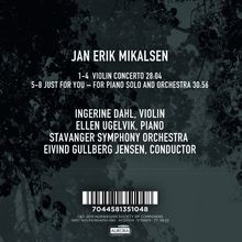 Jan Erik Mikalsen (geb. 1979): Violinkonzert, CD