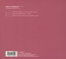 Ketil Hvoslef (geb. 1939): Kammermusik Vol.7, CD