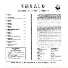 Francisco Tenorio Jr. (1941-1976): Embalo, LP