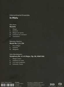 Intercontinental Ensemble - In Motu, Super Audio CD