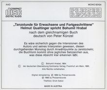 Hrabal,Bohumil:Der böhmische Herr Karl, CD