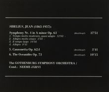 Jean Sibelius (1865-1957): Symphonie Nr.4, CD