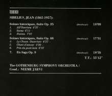 Jean Sibelius (1865-1957): Scenes historiques opp.25 &amp; 66, CD