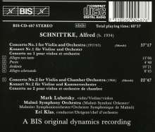 Alfred Schnittke (1934-1998): Violinkonzerte Nr.1 &amp; 2, CD