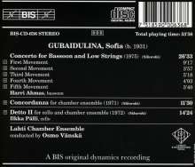 Sofia Gubaidulina (geb. 1931): Konzert für Fagott &amp; tiefe Streicher, CD