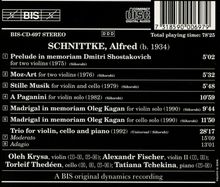 Alfred Schnittke (1934-1998): Kammermusik, CD