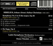 Jean Sibelius (1865-1957): Symphonie Nr.5, CD