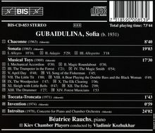 Sofia Gubaidulina (geb. 1931): Klavierkonzert "Introitus", CD