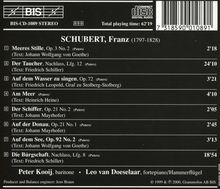 Franz Schubert (1797-1828): Lieder, CD