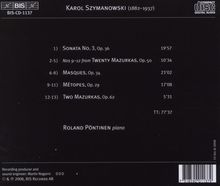 Karol Szymanowski (1882-1937): Klaviersonate Nr.3 op.36, CD