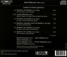Jean Sibelius (1865-1957): Klavierquartette in C &amp; D, CD