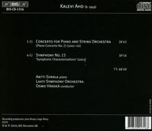 Kalevi Aho (geb. 1949): Symphonie Nr.13, CD