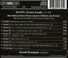 Joseph Haydn (1732-1809): Die sieben letzten Worte unseres Erlösers, CD