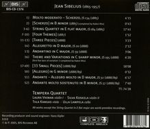 Jean Sibelius (1865-1957): Streichquartett Es-Dur (1885), CD