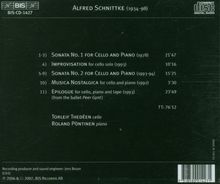 Alfred Schnittke (1934-1998): Cellosonaten Nr.1 &amp; 2, CD