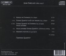 Jean Sibelius (1865-1957): Streichquartett op.56 "Voces intimae", CD