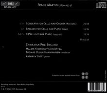 Frank Martin (1890-1974): Cellokonzert, CD