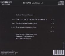 Edouard Lalo (1823-1892): Symphonie espagnole für Violine &amp; Orchester op.21, CD